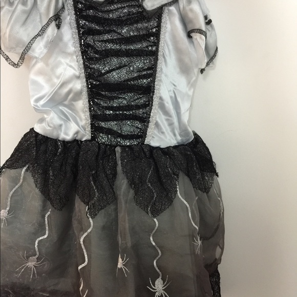 Gothic Spider  Bride Girls Costume Size M (8-10) - Picture 2 of 8